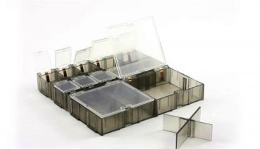 SC5055D Scaleauto Slotcar-Teilebox Container Set bestehend aus 10 Container (2xA, 2xB, 6xC) Steckmodul-System Plastik m.Klappdeckel
