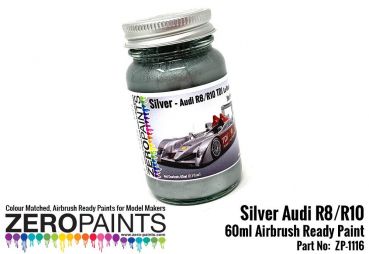 ZEROPAINTS ZP-1116 Audi R8-R10 TDi Silver Le Mans Paint 60ml
