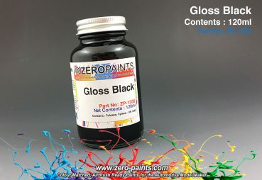 ZEROPAINTS ZP-1335 Gloss Black Paint (Schwarz glänzend) 100ml
