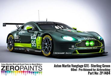 ZEROPAINTS ZP-1484 Aston Martin Vantage GTE - Sterling Green (Grün) Paint 60ml