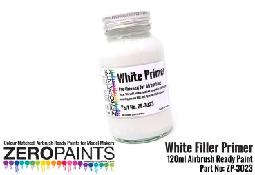 ZEROPAINTS ZP-3023 White Airbrushing Primer/Micro Filler 100ml