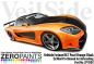 Preview: ZEROPAINTS ZP-1534 Veilside Fortune RX-7 Pearl Orange/Black Paint Set 2x30ml