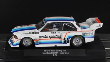 SW69 SIDEWAYS by RACER 1:32 Fahrzeug BMW 320 GR.5 No.55 Team Sachs Sporting Winner DRM 1978