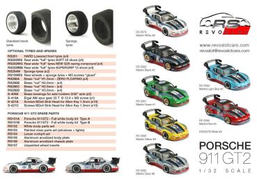 Preview: RS0115 RevoSlot 1:32 Fahrzeug, Porsche 911 No.1 Sonauto - Hello Racing Team
