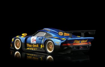 Preview: RS0103 Revo Slot 1:32 Fahrzeug Porsche 911 GT1 No.5 Blue Coral-Slick Revoslot Slotcar