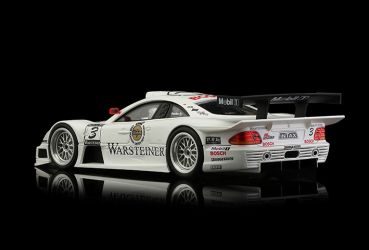 Preview: RS0135 Revo Slot 1:32 Fahrzeug Mercedes CLK GTR Nr.3 Team Warsteiner White Edition Revoslot Slotcar