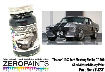 ZEROPAINTS ZP-1231 Eleanor 1967 Ford Mustang Shelby GT-500 Paint 60ml (Nur noch 60 Sekunden)