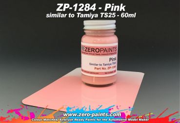 ZEROPAINTS ZP-1284 Pink - ähnlich TS25 60ml (z.B. für Hello Kitty Lackierungen)