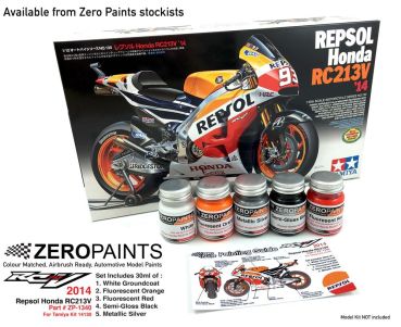 ZEROPAINTS ZP-1143 Honda RC166 Paint Set 3x30ml
