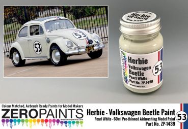 ZEROPAINTS ZP-1439 Herbie #53 Volkswagen Beetle Paint 60ml