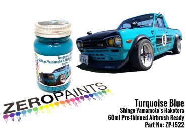 ZEROPAINTS ZP-1522 Turquoise Blue Paint - Shingo Yamamoto’s Hakotora 60ml