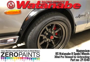 ZEROPAINTS ZP-1540 Magnesium Paint for RS Watanabe 8 Spoke Wheels 30ml