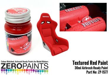 ZEROPAINTS ZP-1577 Rote Strukturlackierung (Red Textured Paint) 30ml