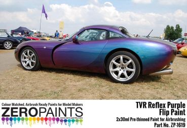 ZEROPAINTS ZP-1619 TVR Reflex Purple Flip Paint 2x30ml (Limited Edition Colour)