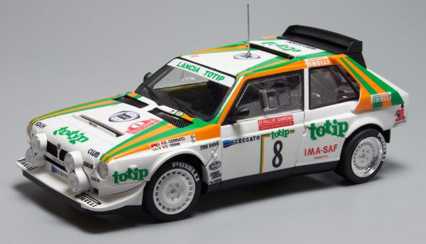 NuNu 1:24 Standmodellbausatz Lancia Delta S4 Rallye San Remo 1986 No. 8