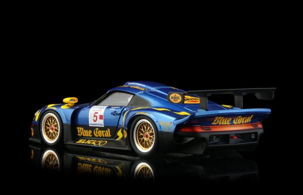 RS0105 RevoSlot 1:32 Fahrzeug Porsche 911 GT1 Blue Coral & Pennzoil Special Edition Box m.2 Autos