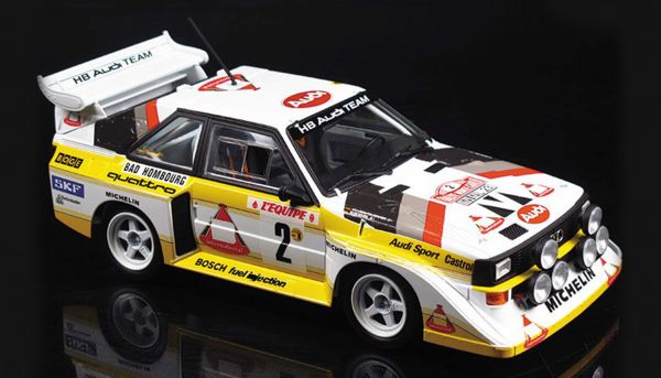 BEEMAX BE24017 1:24 Standmodellbausatz Audi Quattro S1 HB Team Audi Rallye Monte Carlo 1986 #2