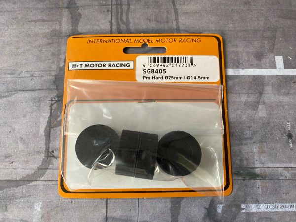 SG8405 Sigma Reifen Ø25x10mm Moosgummi Pro Hard  Rennslicks f.Vorderräder m.Innen-Ø14,5mm