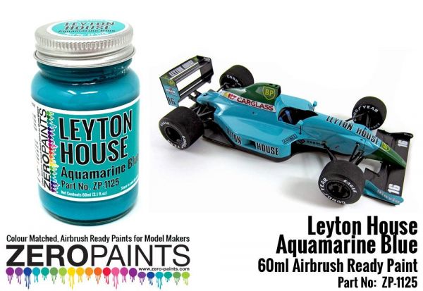 ZEROPAINTS ZP-1125 Leyton House Aquamarine Blue Paint 60ml