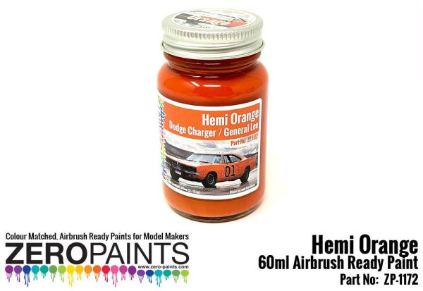 ZEROPAINTS ZP-1172 Hemi Orange (General Lee) Paint 60ml