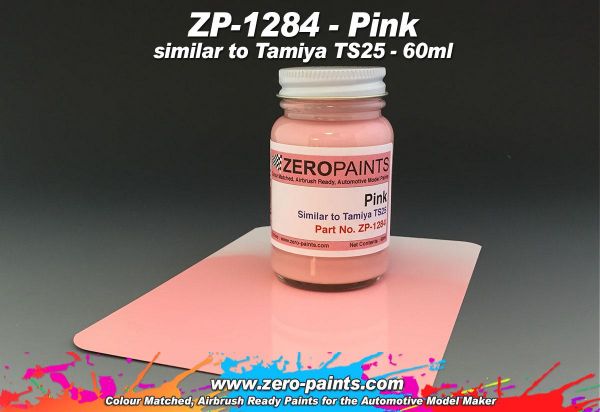 ZEROPAINTS ZP-1284 Pink - ähnlich TS25 60ml (z.B. für Hello Kitty Lackierungen)