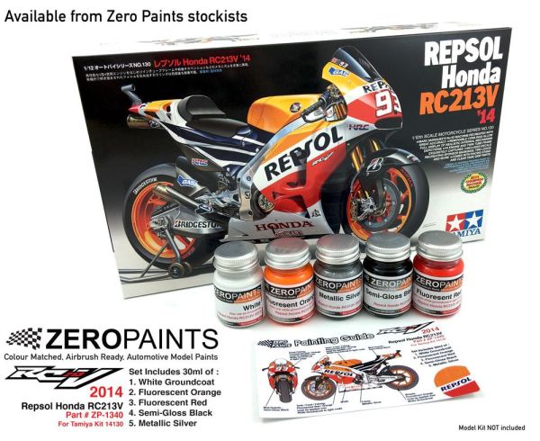 ZEROPAINTS ZP-1143 Honda RC166 Paint Set 3x30ml