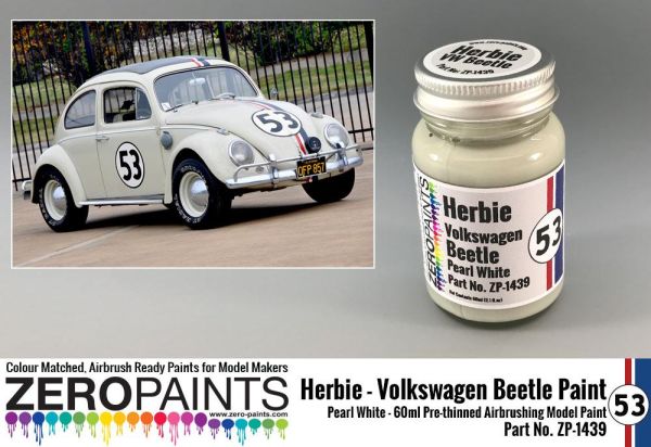 ZEROPAINTS ZP-1439 Herbie #53 Volkswagen Beetle Paint 60ml