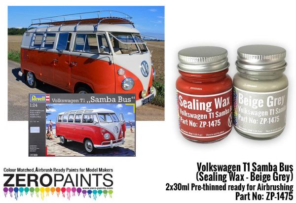 ZEROPAINTS ZP-1475 Volkswagen T1 Samba Bus 2x30ml