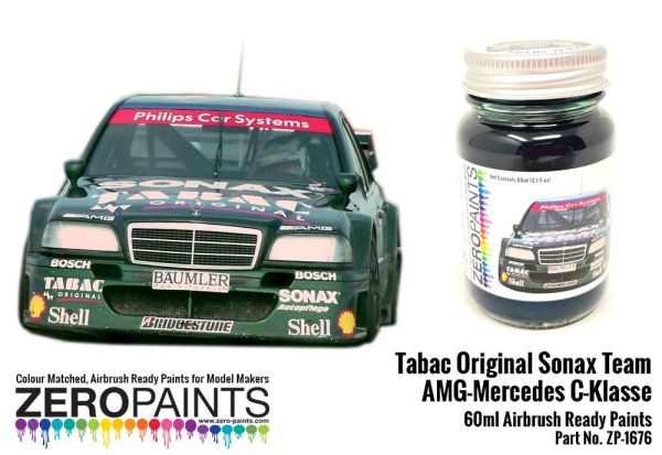 ZEROPAINTS ZP-1676 Tabac Original Sonax Team AMG-Mercedes C-Klasse Paint 60ml