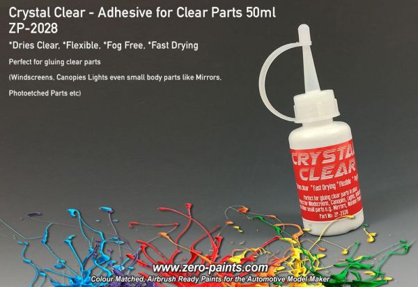 ZEROPAINTS ZP-2028 Crystal Clear - Kleber für transparente Teile 50ml