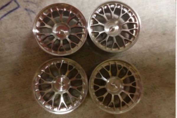 Hochglanz Felgenset ähnlich BBS 10Y 21x13mm & 21x6mm