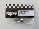 SG801706 Sigma Aluminium Felgen Flachhump Racing-B Ø16,5x6-8mm f.Ø3mm m.M3 Innensechskant f.Moosgummi