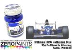 ZEROPAINTS ZP-1039/30 Williams FW16 Rothmans Blue Paint 30ml