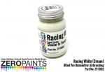 ZEROPAINTS ZP-1052 Racing White Paint - Light Cream (Vergleichbar mit Tamiya Farbton TS7) 60ml