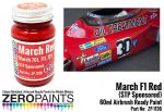 ZEROPAINTS ZP-1136 March F1 Red (STP Sponsored) Paint 60ml