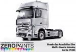 ZEROPAINTS ZP-1384 Mercedes-Benz Actros Brilliant Silver Paint 60ml