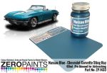 ZEROPAINTS ZP-1433 Nassau Blue Paint - 1965 Chevrolet Corvette 60ml (Revell Kit)