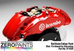 ZEROPAINTS ZP-1434 Brake Caliper Red Paint ähnlich Brembo Bremssattel Rot, 30ml