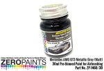 ZEROPAINTS ZP-1466/30 Mercedes AMG GT3 Metallic Grey (Grau) Matt Paint 30ml