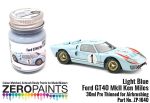 ZEROPAINTS ZP-1640 Light Blue Ford GT40 Mk II Ken Miles Paint 30ml