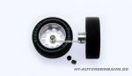 SC2701P Scaleauto Räder HardComp Ø25,5x8mm f.Ø3mm Moosgummi hart m.Ø17mm Alufelge u.Innensechskant